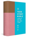 ESV Teen Study Bible - TruTone, Blush/Caramel